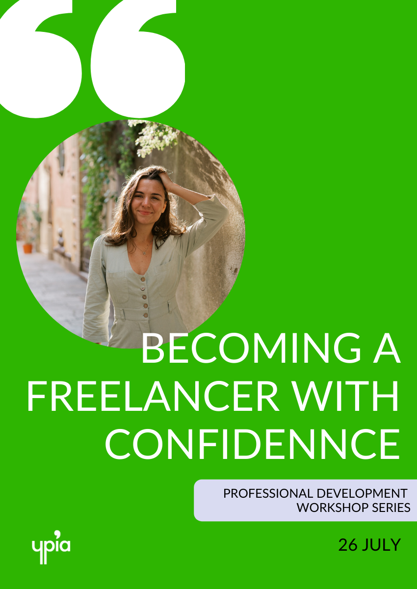 Becoming a Freelancer with Confidence - YPIA Event